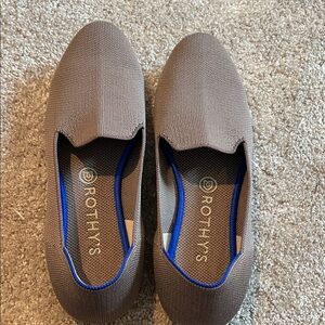 Rothy's Men's Taupe Slip-On Loafers